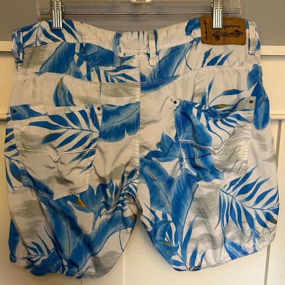 Vintage Diesel Industry palm leaves swim shorts - Picture 16 of 16